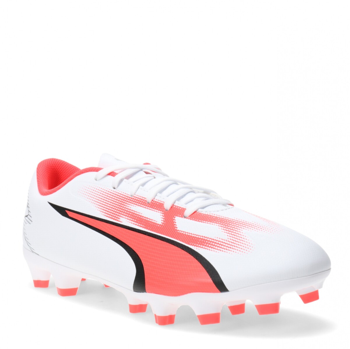 Championes de Fútbol 11 Hombre Puma Ultra Play FG / AG Puma - Blanco - Negro - Roijo fuego 