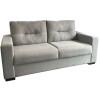 SOFA 3 CUERPOS - TAPIZADO TELA GRIS CLARO SOFA 3 CUERPOS - TAPIZADO TELA GRIS CLARO