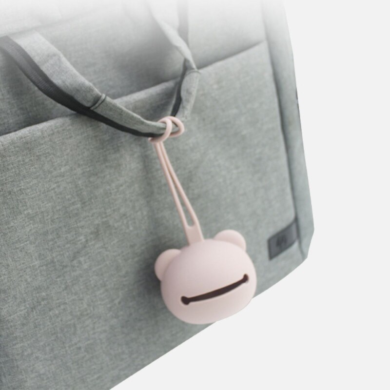 NGUHOLDER Porta Chupete De Silicona Con Forma De Oso - Marrón