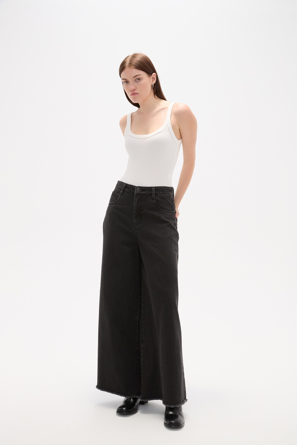Pantalon Darling Gris Medio