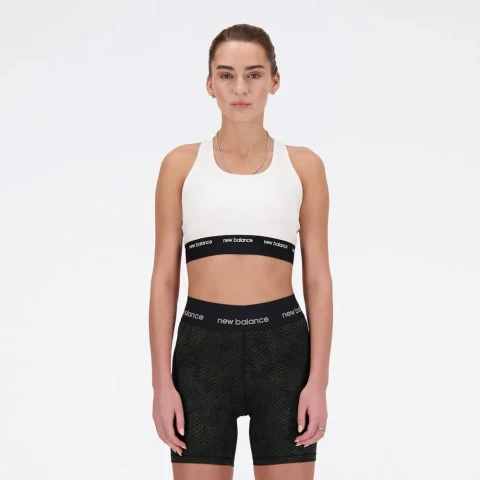 Nb Sleek Medium Support Sports Bra - Mujer White
