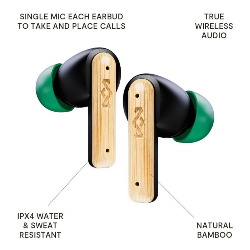 Auriculares House of Marley LITTLE BIRD TWS (Bluetooth) Negro