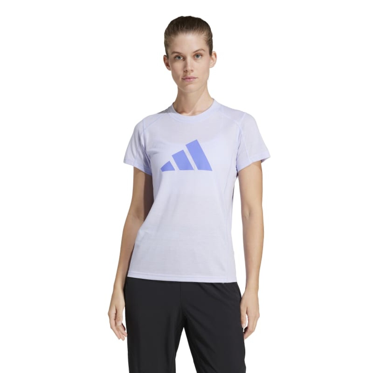 Remera Adidas Train Essentials Big Performance Logo - Violeta 