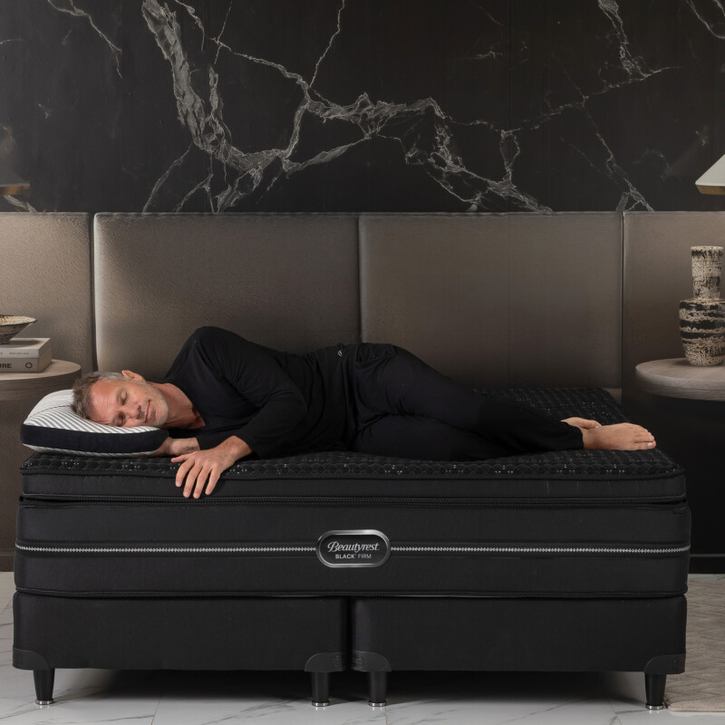 Sommier Simmons Beautyrest Black Firm 1.60 x 2.00 Queen