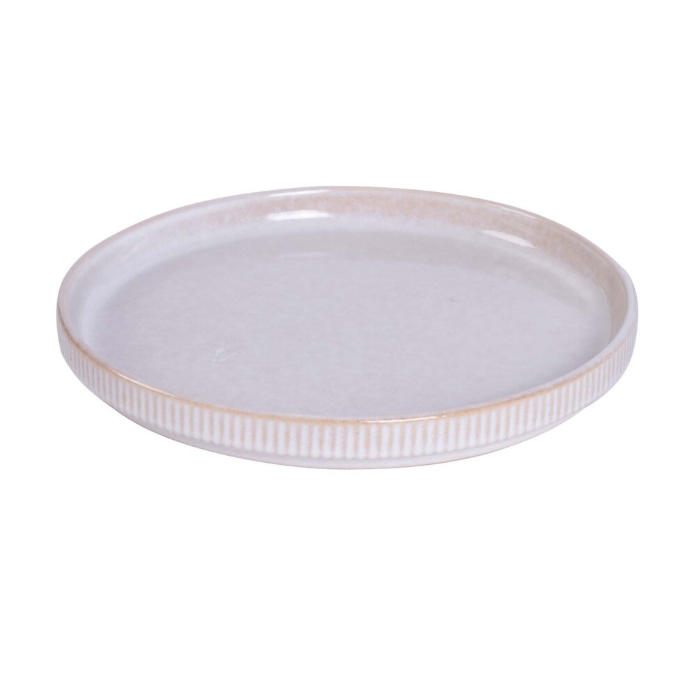 PLATO 21CM ALLIE NATURAL/BEIGE CERÁMICA TJL-24ST0902024