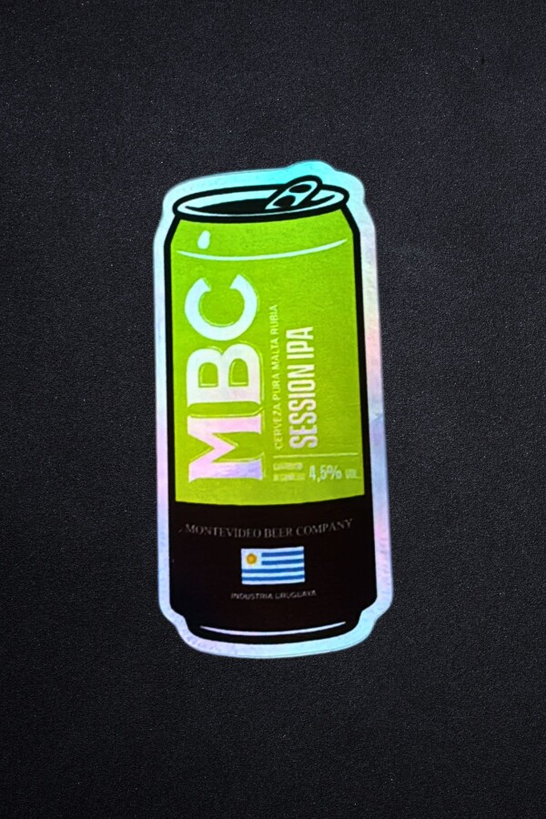 Sticker Lata MBC Tornasol Sticker Lata MBC Tornasol