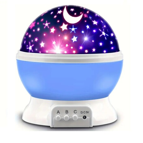 Proyector de Galaxias Infantil 360 CELESTE