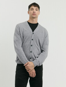 470710 CARDIGAN HARRINGTON URBAN Gris Medio Melange