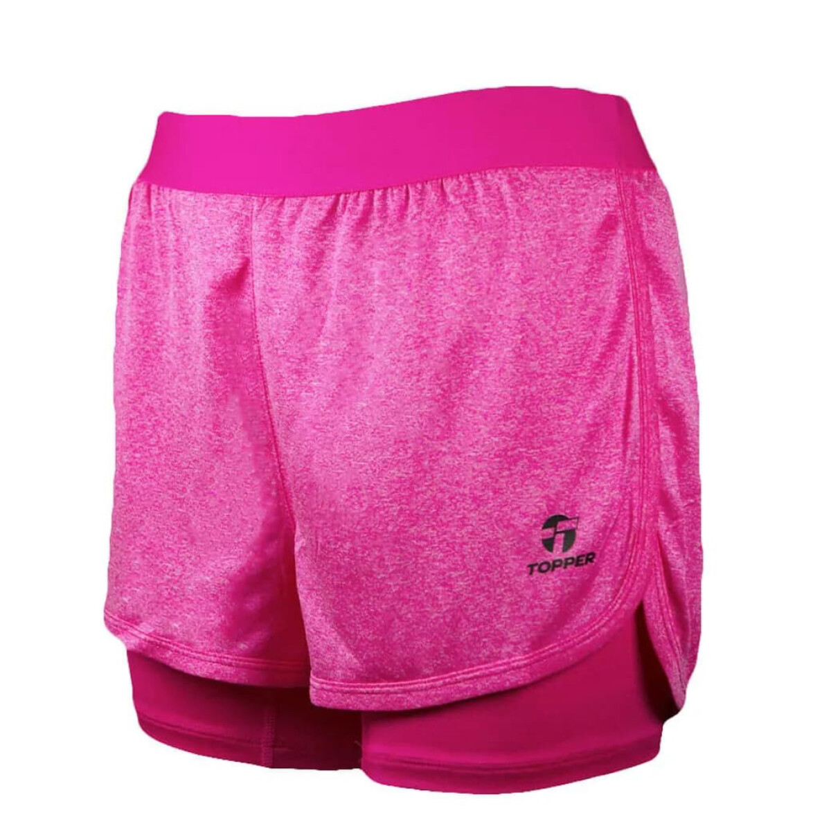 Short de Mujer Topper Training 2x1 - Fucsia 