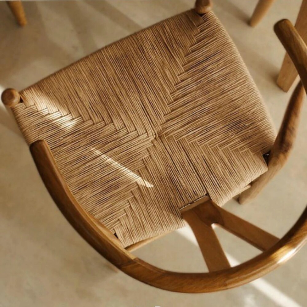 Silla Wishbone - Madera y Ratán natural Silla Wishbone - Madera y Ratán natural