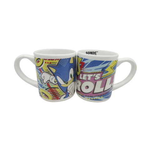 Taza Cerámica Infantil Sonic 237 ml U
