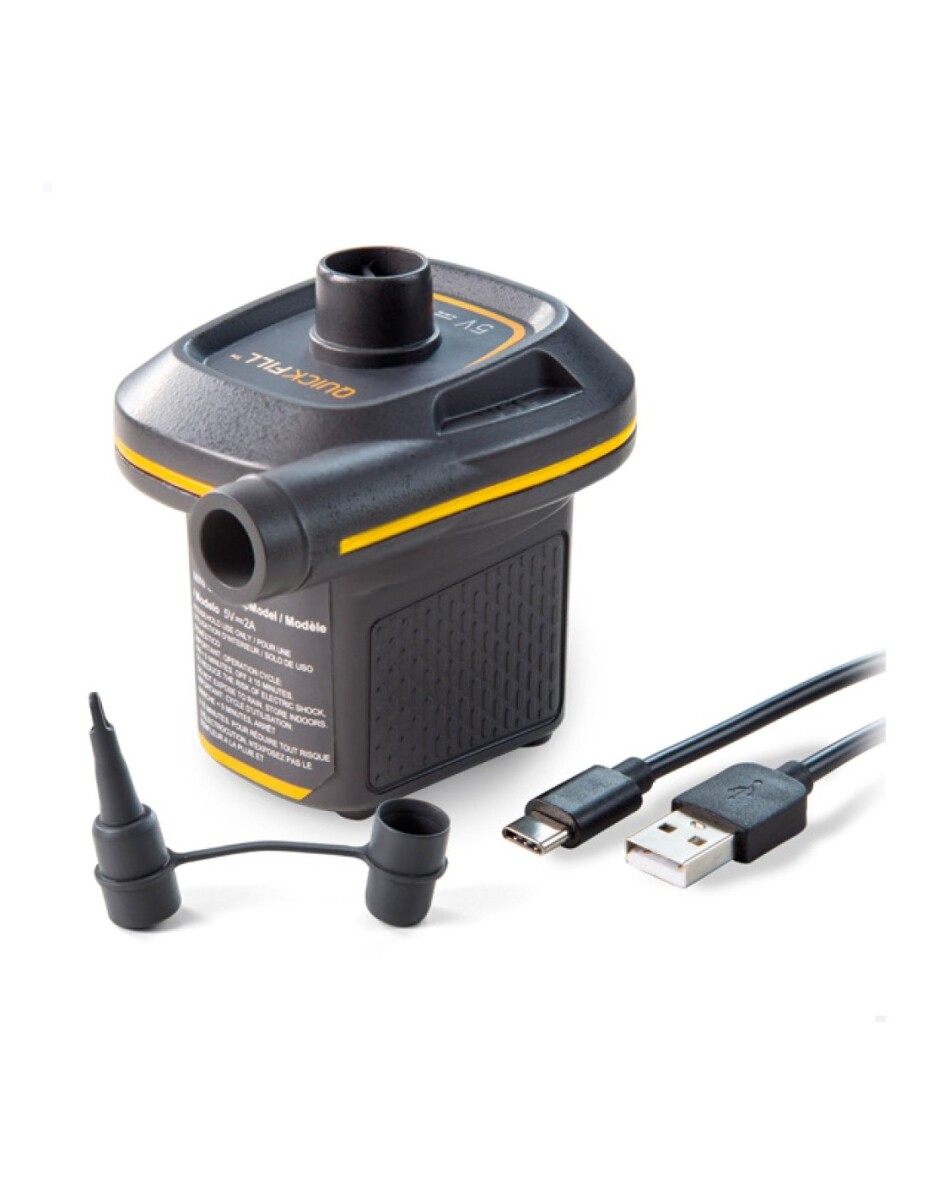 INTEX MINI INFLADOR ELÉCTRICO USB QUICKFILL 