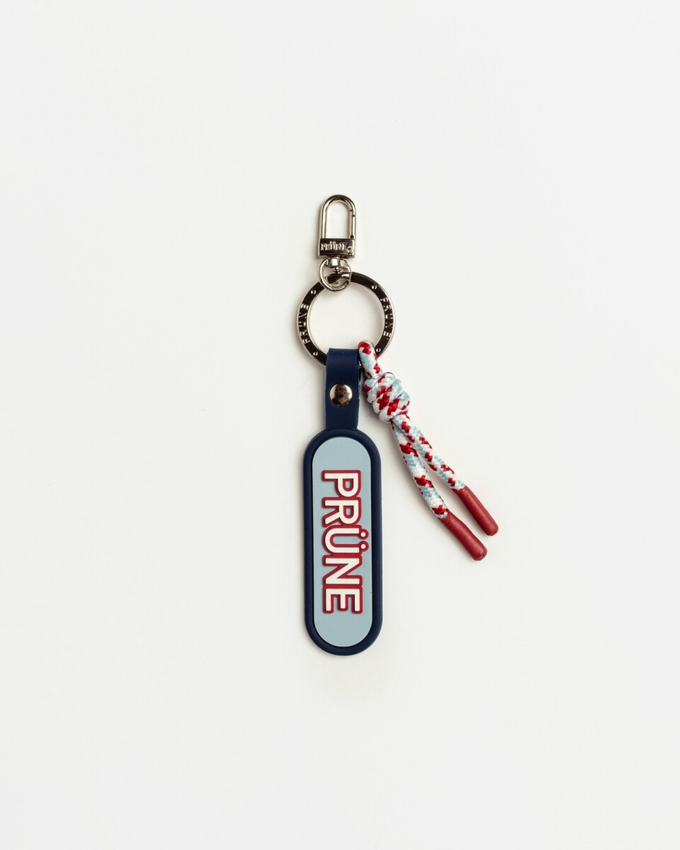 Llavero University en gomato - Celeste 