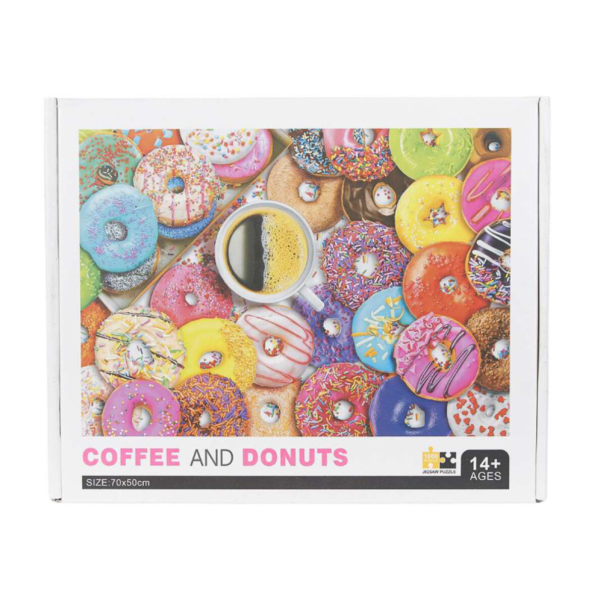 Puzzle Café y Donas 1000pcs 23x19cm - Puzzle Café Y Donas 1000pcs 23x19cm 