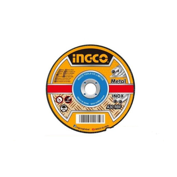 DISCO ABRASIVO CORTE METAL 9 PULG X 1.6MM INGCO MCD162301 DISCO ABRASIVO CORTE METAL 9 PULG X 1.6MM INGCO MCD162301