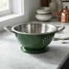 Colador acero inox 22 cms verde PRISMA Colador acero inox 22 cms verde PRISMA