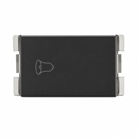 INTERRUPTOR PULSAR TIMBRE BLANCO 10A250V Pulsador de Timbre 10AX 250V Atenea Grafito