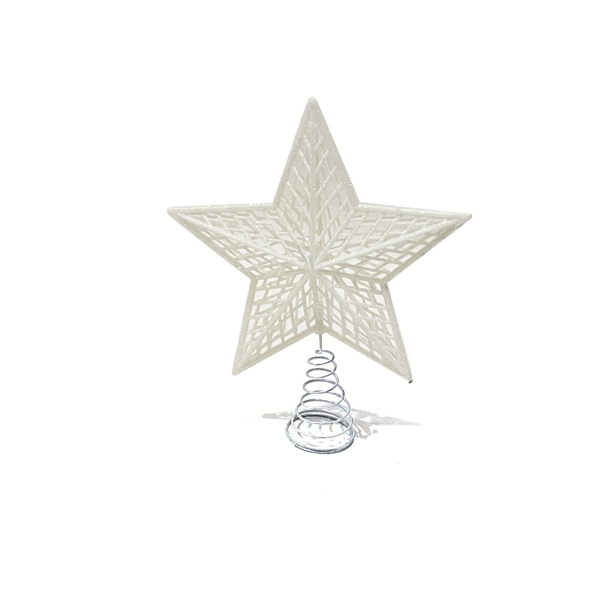 Estrella Blanca Puntero Del Arbol 18x22cm 
