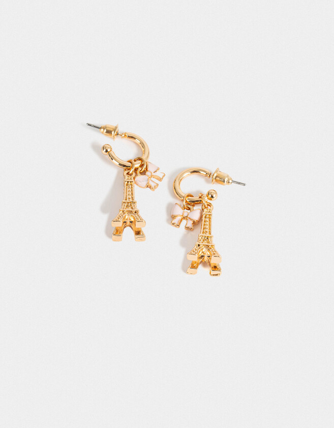 Aros Argollas Multi dijes Aros Argolla Multidijes - Dorado