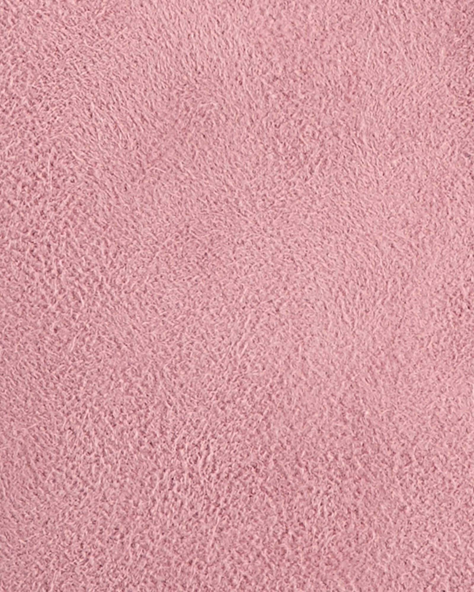 Campera de ante sintético y sherpa, rosada Sin color