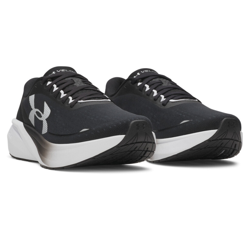 UA W Velociti Pace-WHT BLK-001
