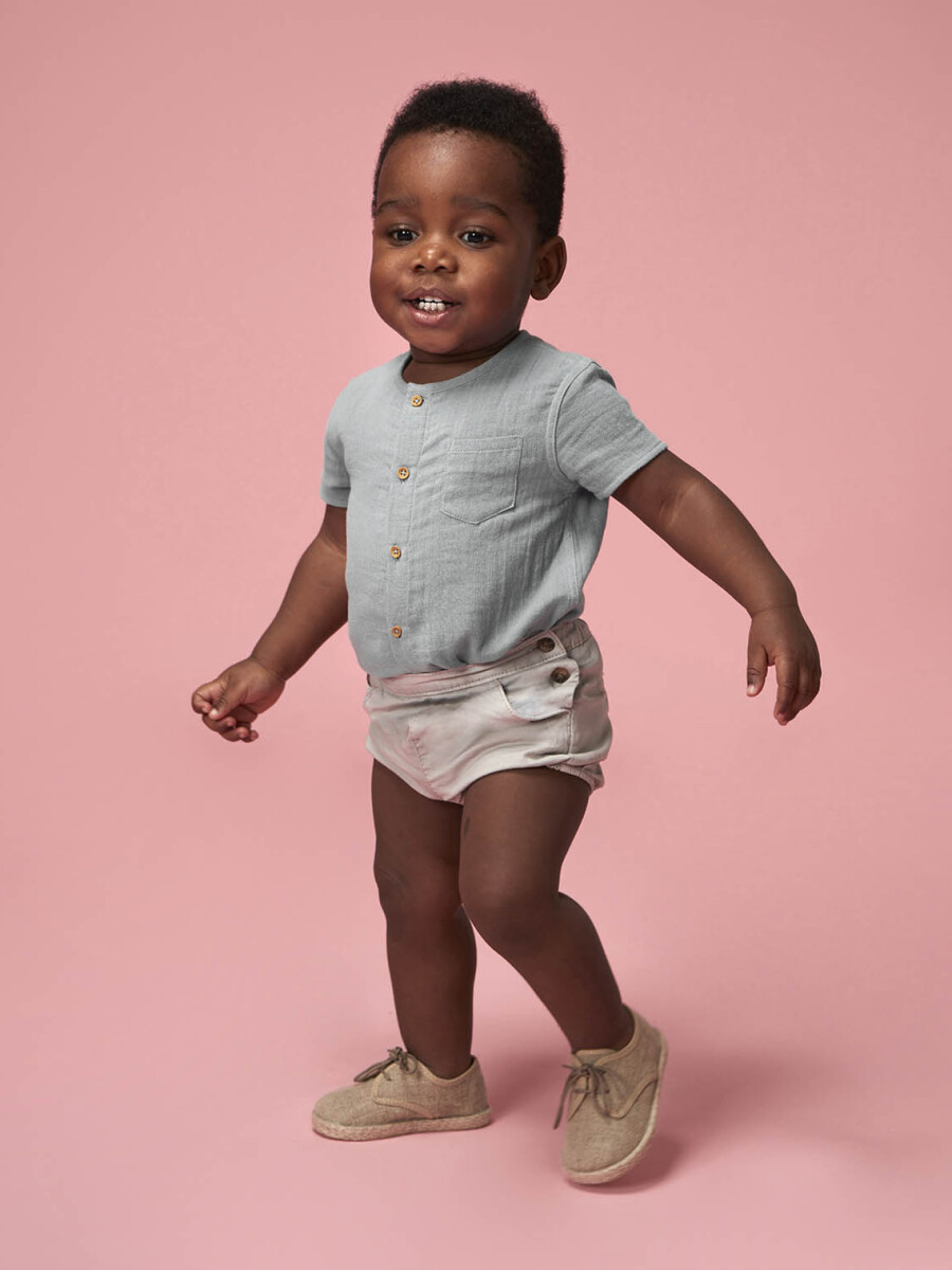 Bombacho De Sarga Gris