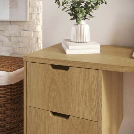 Escritorio Aura - 2 cajones Natural