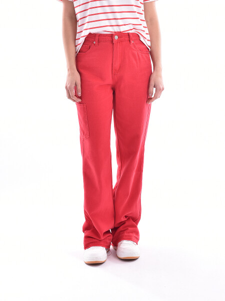 JEAN MANZANILLO STRAIGHT ROJO