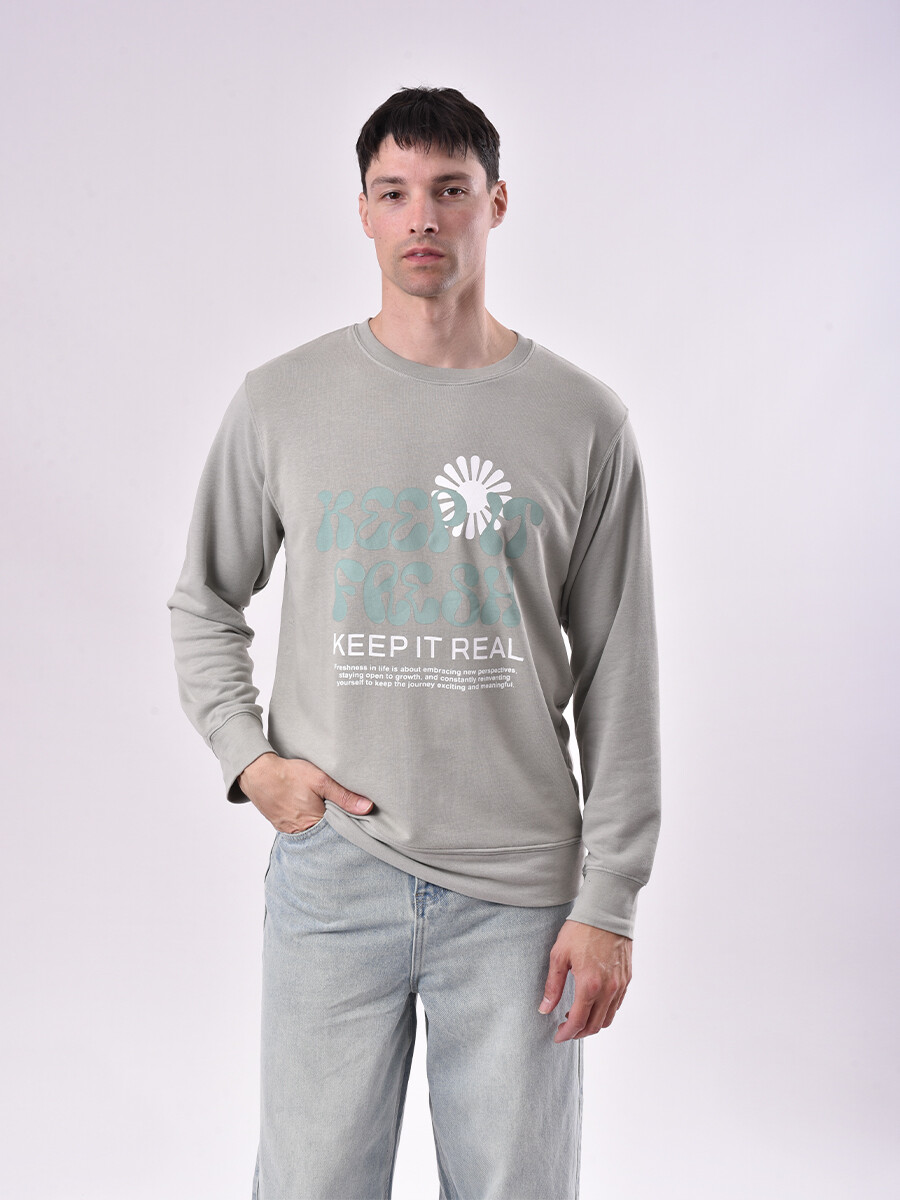 BUZO STREET - VERDE CLARO 