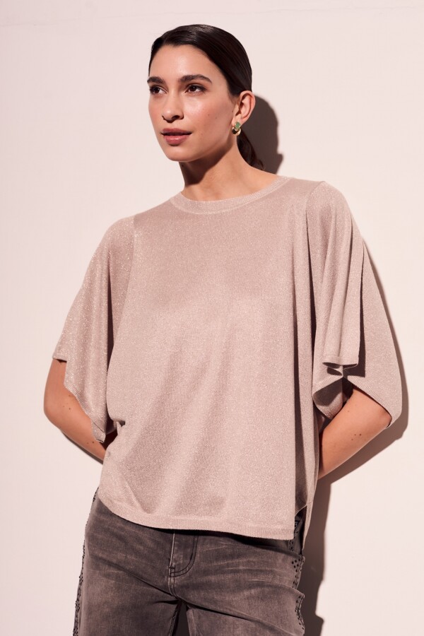 Sweater Lurex Rosa