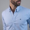 Camisa Oxford Celeste claro