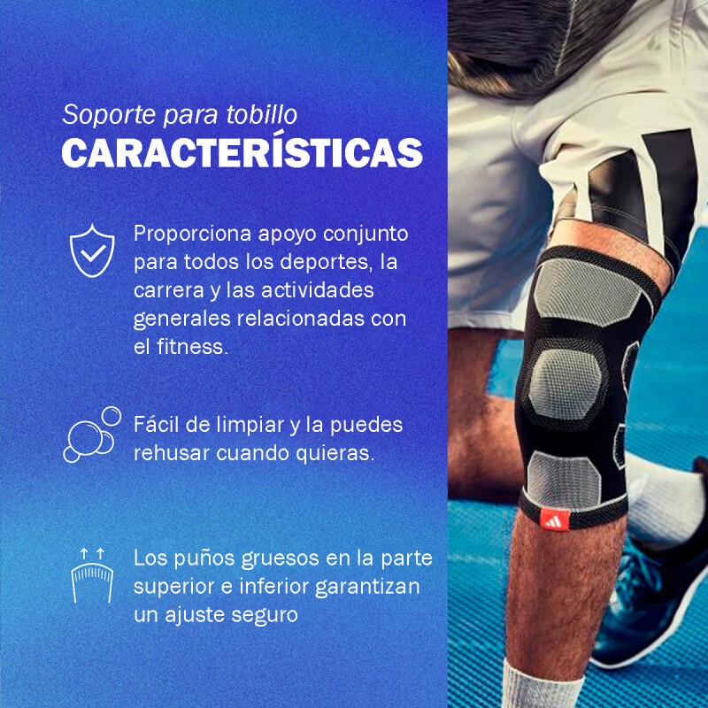 Soporte de Rodilla adidas Gris