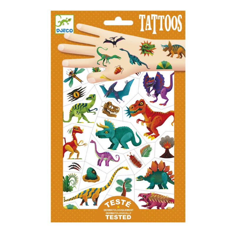 Tatuajes temporales Dino Club Djeco Tatuajes temporales Dino Club Djeco