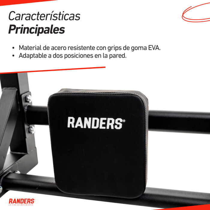 Barra Multifunción De Pared, Dominadas, Paralelas - Randers Barra Multifunción De Pared, Dominadas, Paralelas - Randers