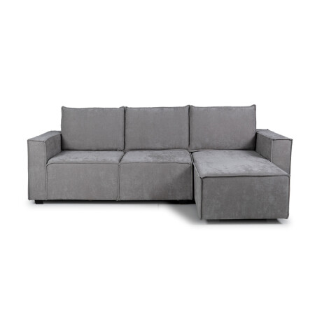 Rinconera Urban - Tela Microfibra - Chaise derecho 12074 (Ceniza)