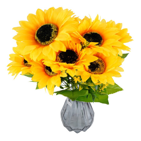 Ramo de flores artificiales Girasol Ramo de flores artificiales Girasol