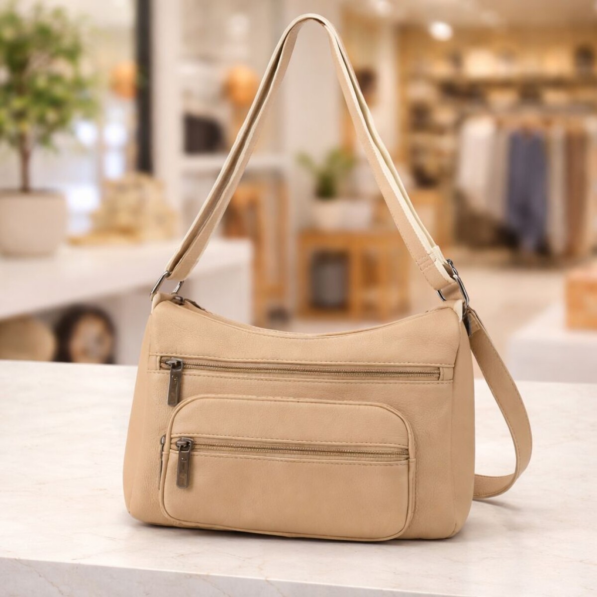 Bandolera Morral de Dama en Eco Cuero - Piel 