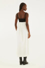VESTIDO BICOLOR Blanco