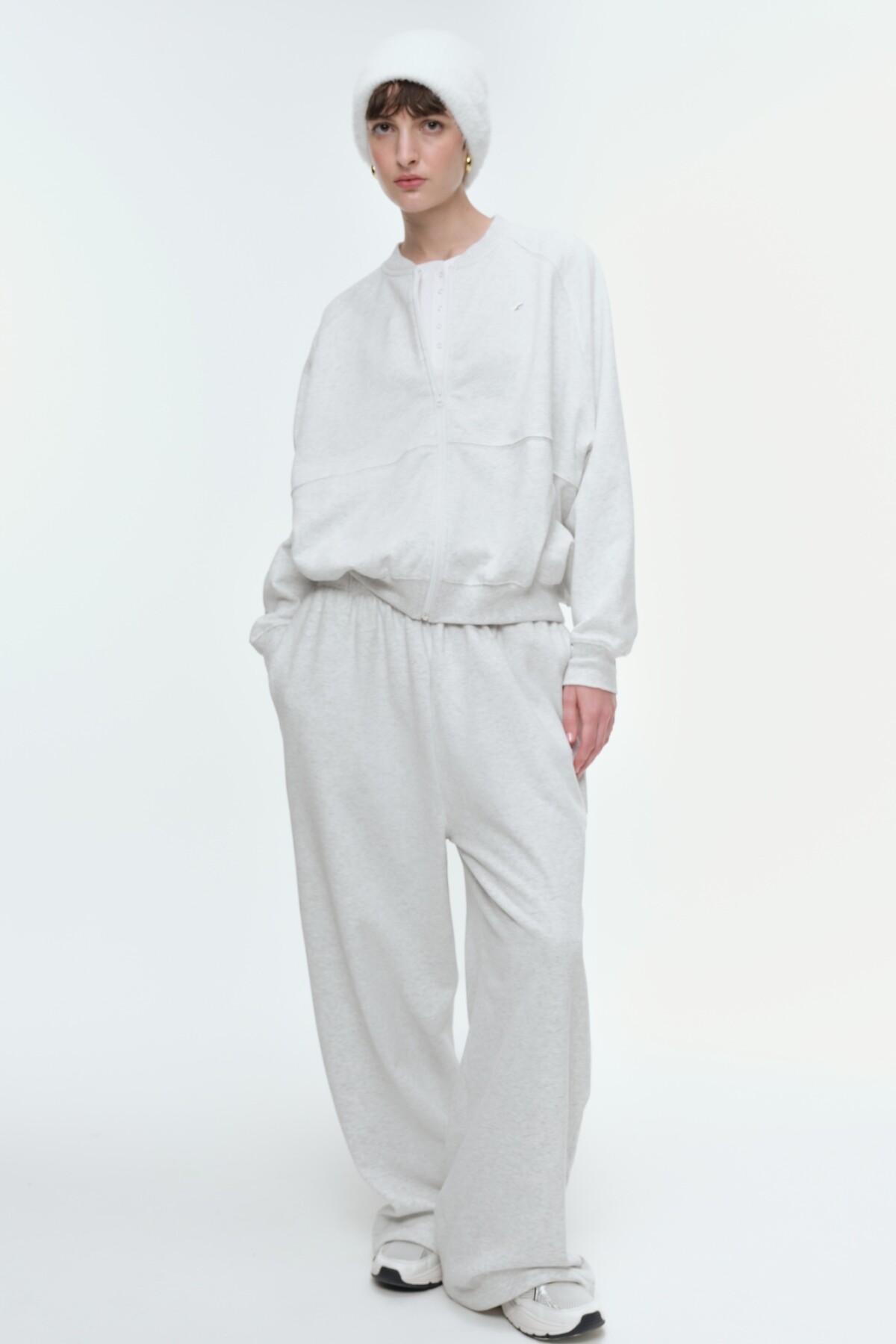 Campera Elsie Gris Melange
