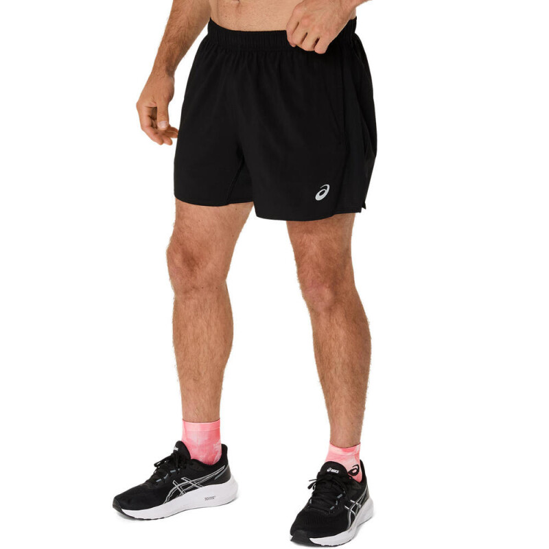 Short Running Silver 5In Hombre Performance Black