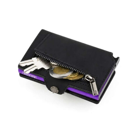 Billetera Baleine Kansas Zipper Lavanda