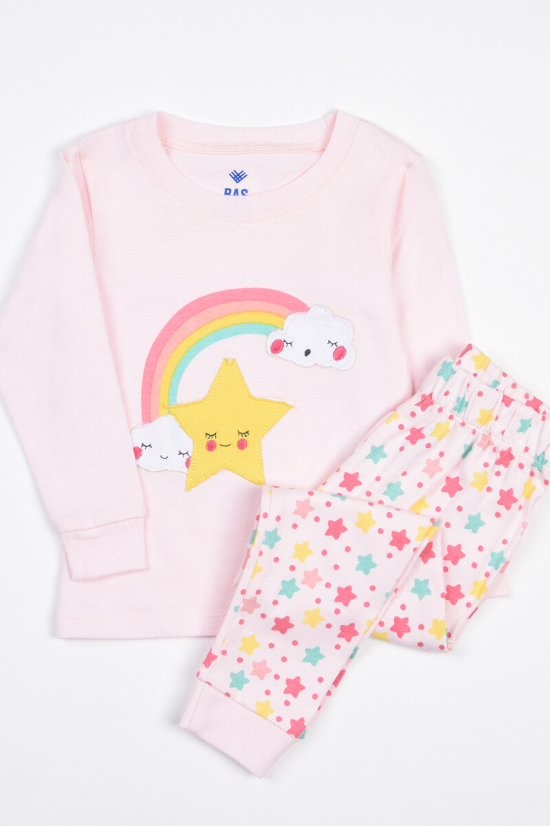 Pijama estampa Estrellas Arcoiris