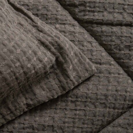 SET DE ACOLCHADO 1 PLAZA POLIESTER VERDE GOFRE VERDE MUSGO