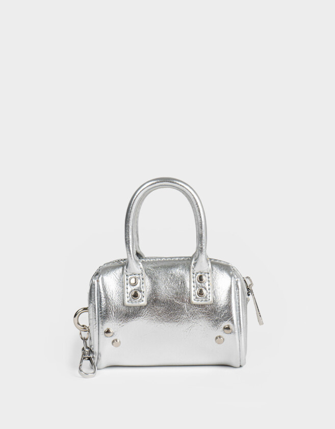 Monederos Monedero Formato Cartera Bowling - Plateado