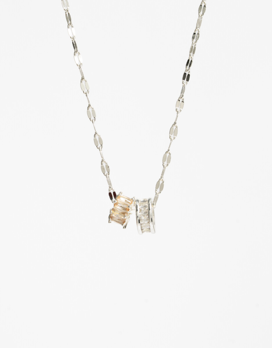 Collar Con Charms De Cubic Zirconia 