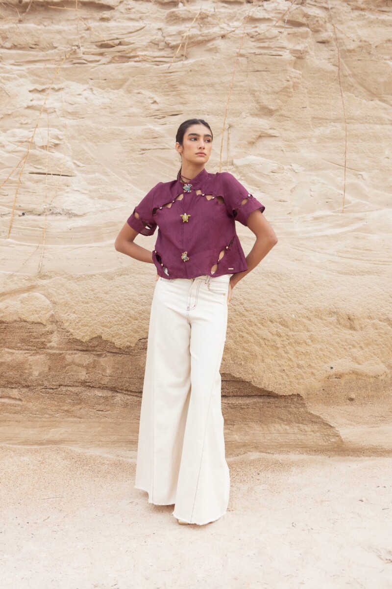 BLUSA AURA - Uva 