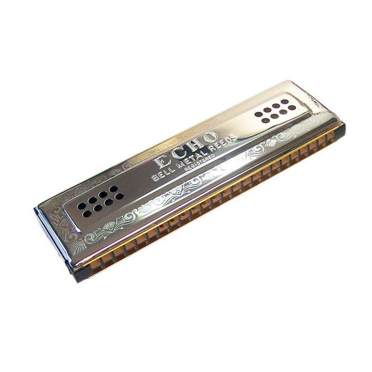 Armónica Hohner 56 Echo Harp En C Y G 96 Voces 