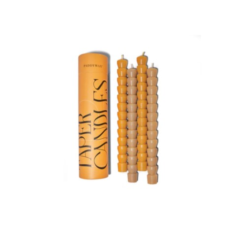 Set x4 velas twisted en caja Orange & Peach
