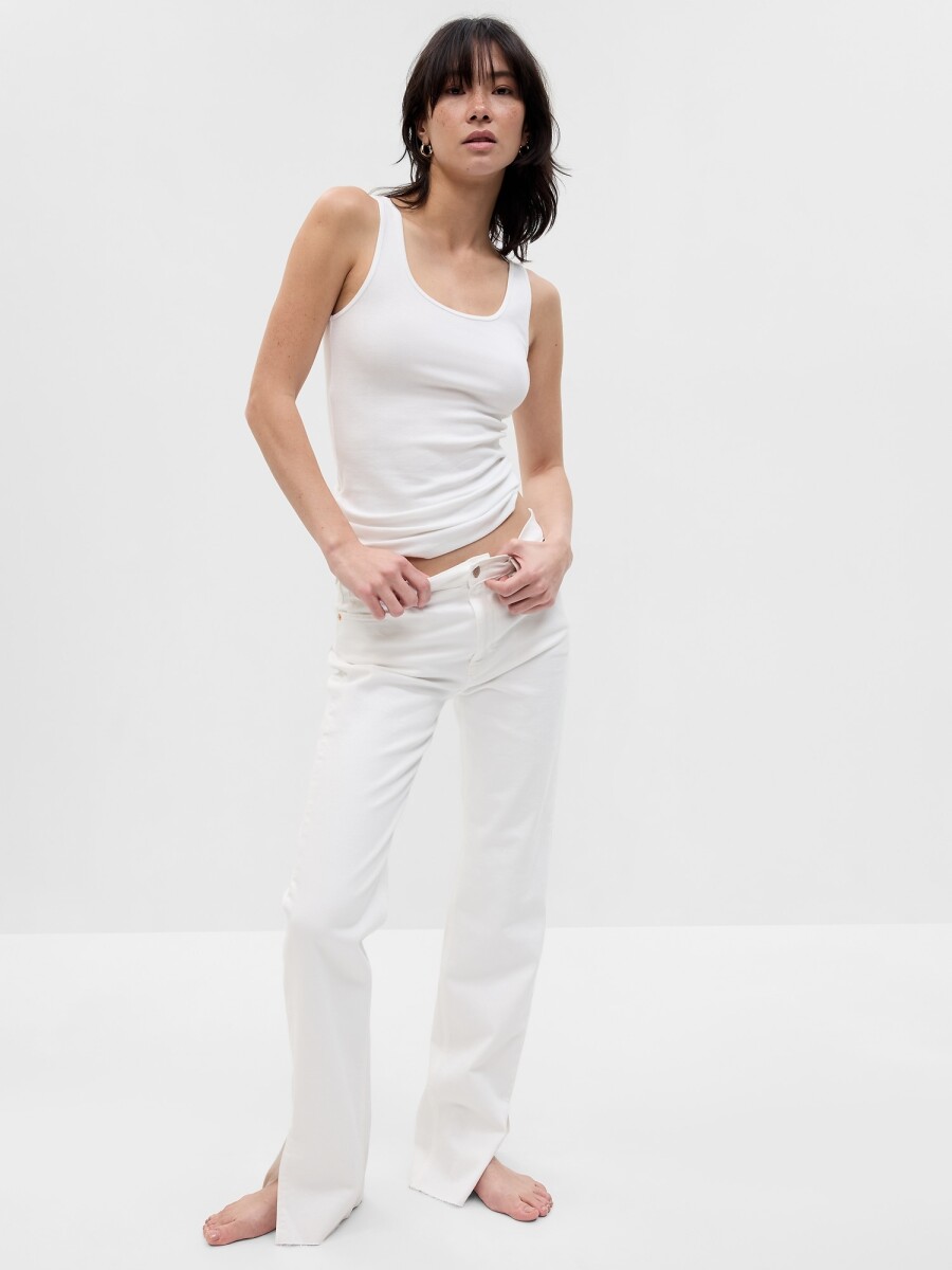 Musculosa Modal Bàsica Mujer - Fresh White 