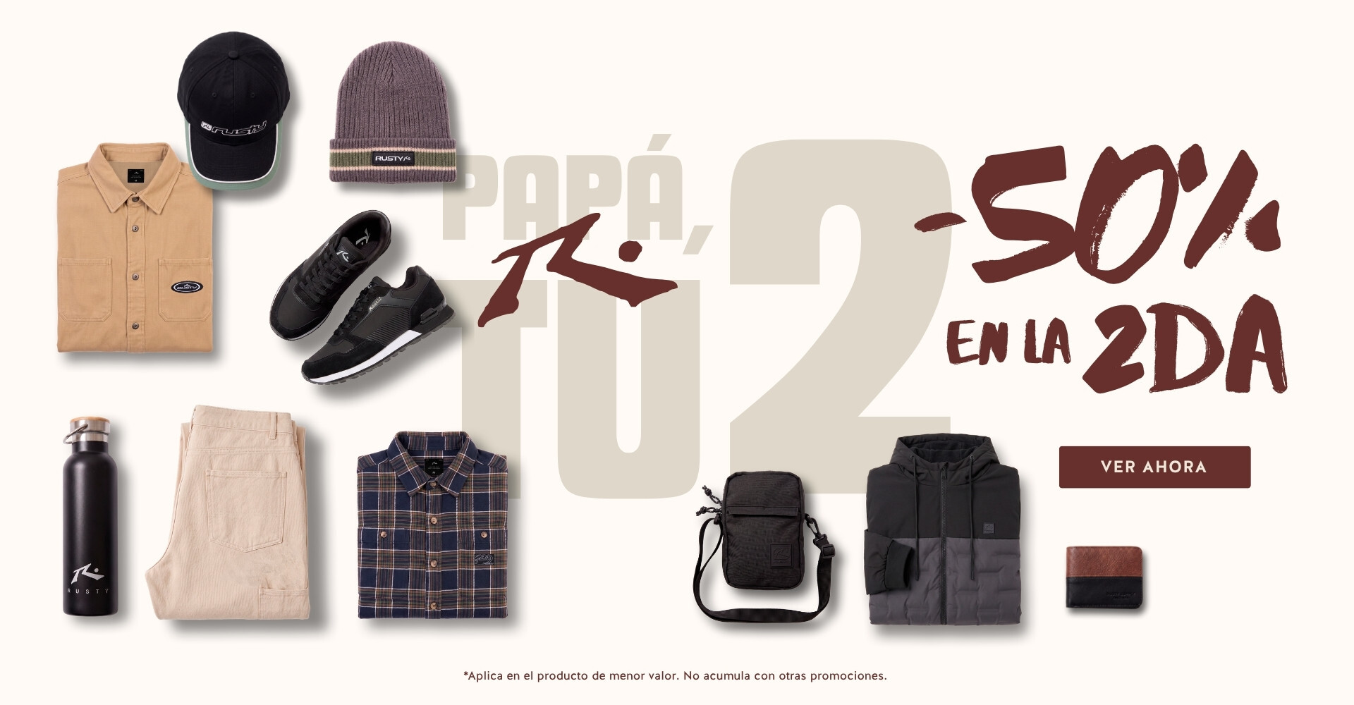 50%off En la segunda Papá
